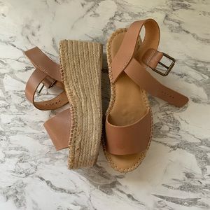 Soludos platform leather espadrilles